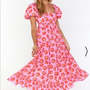 Show Me Your Mumu Linds Tomato Midi